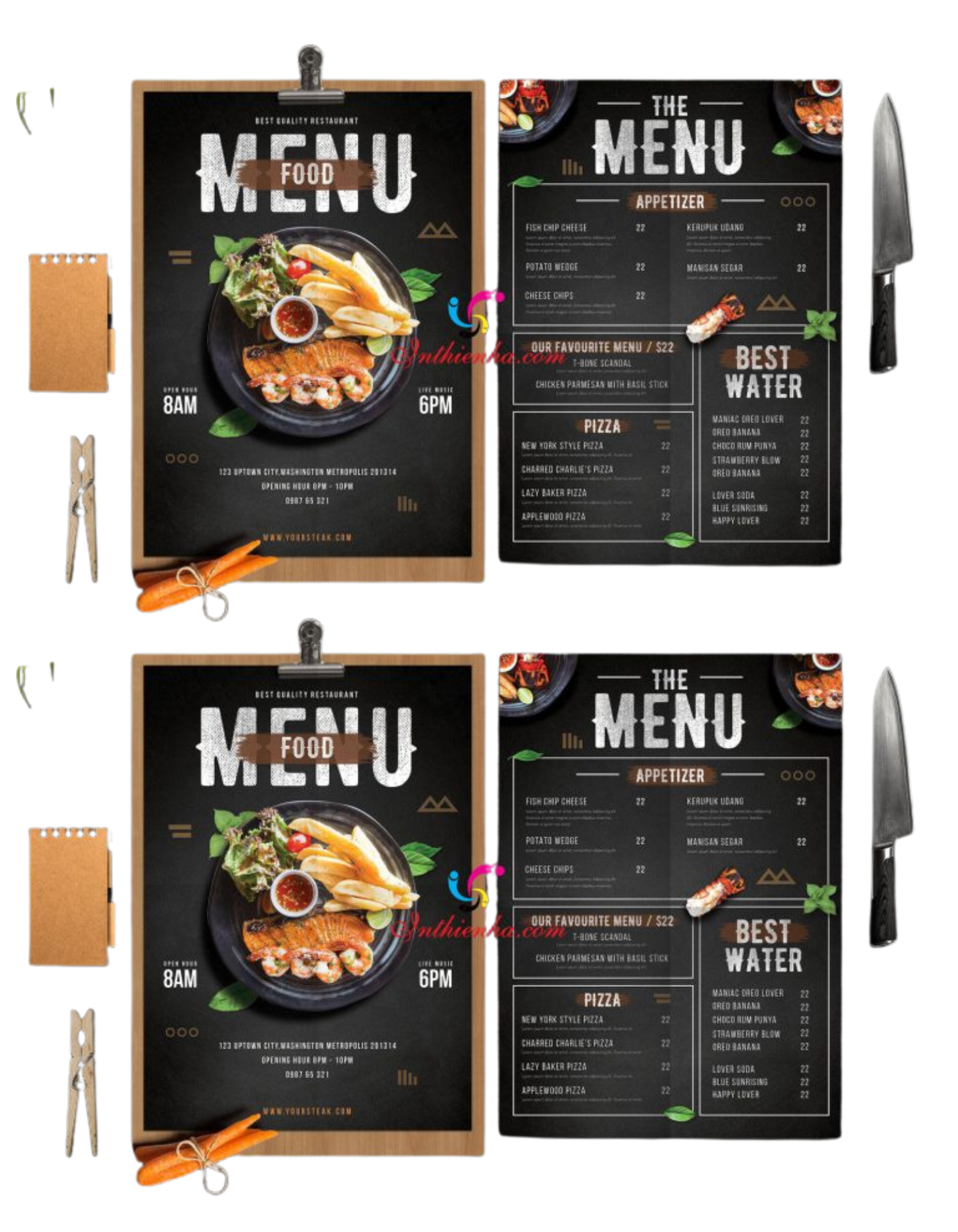 Menu & Thực Đơn