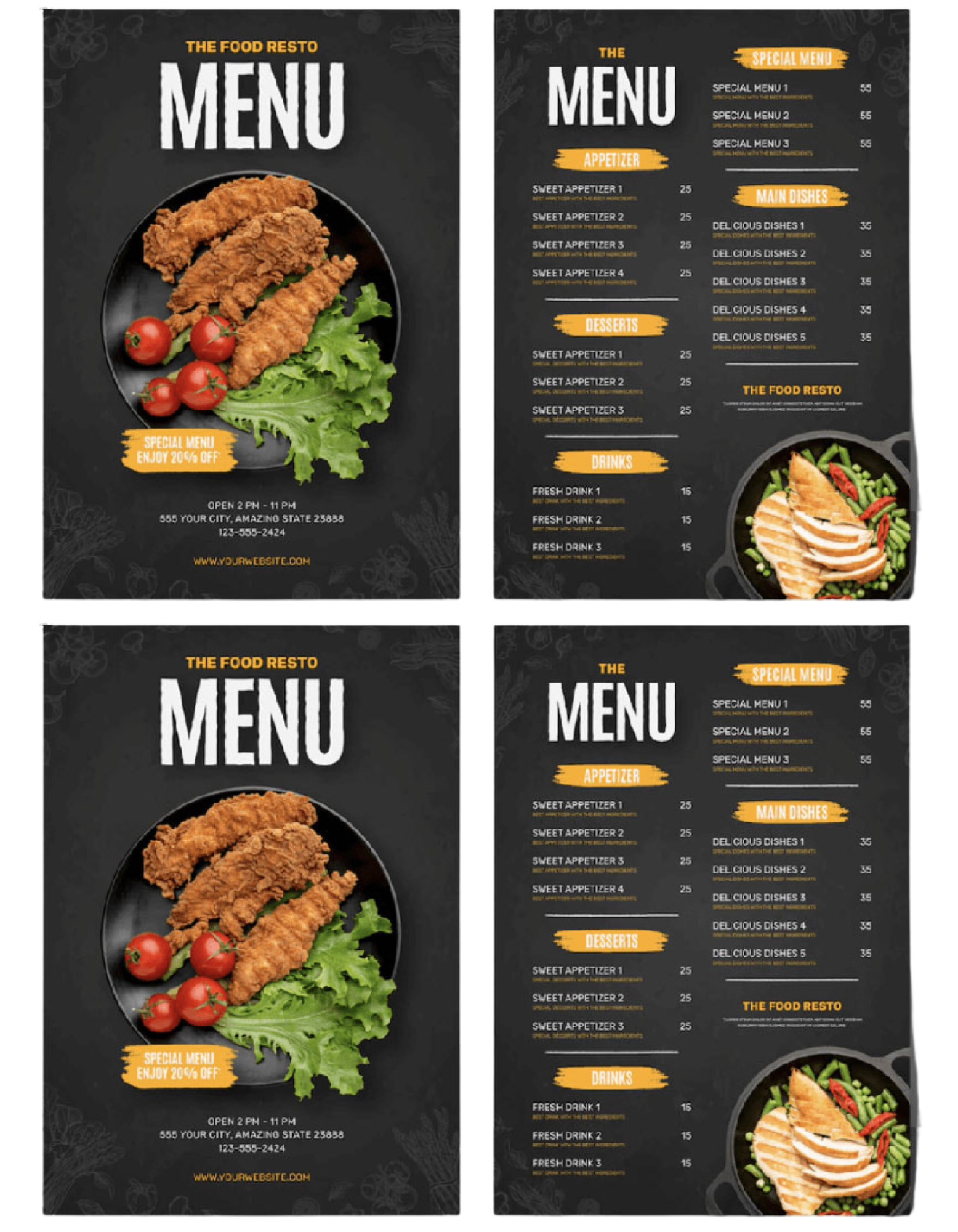 Menu & Thực Đơn
