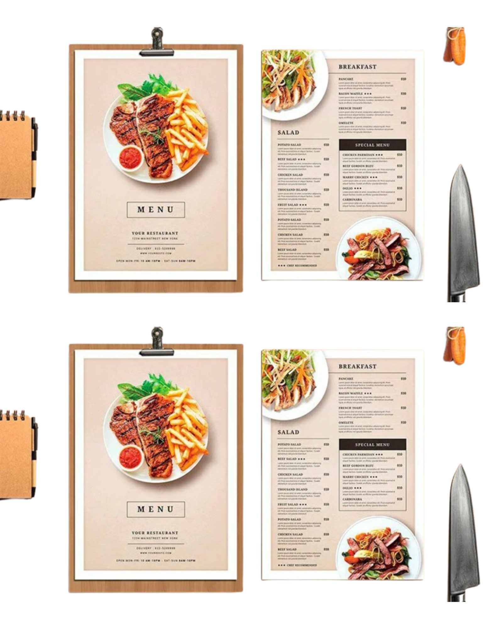 Menu & Thực Đơn