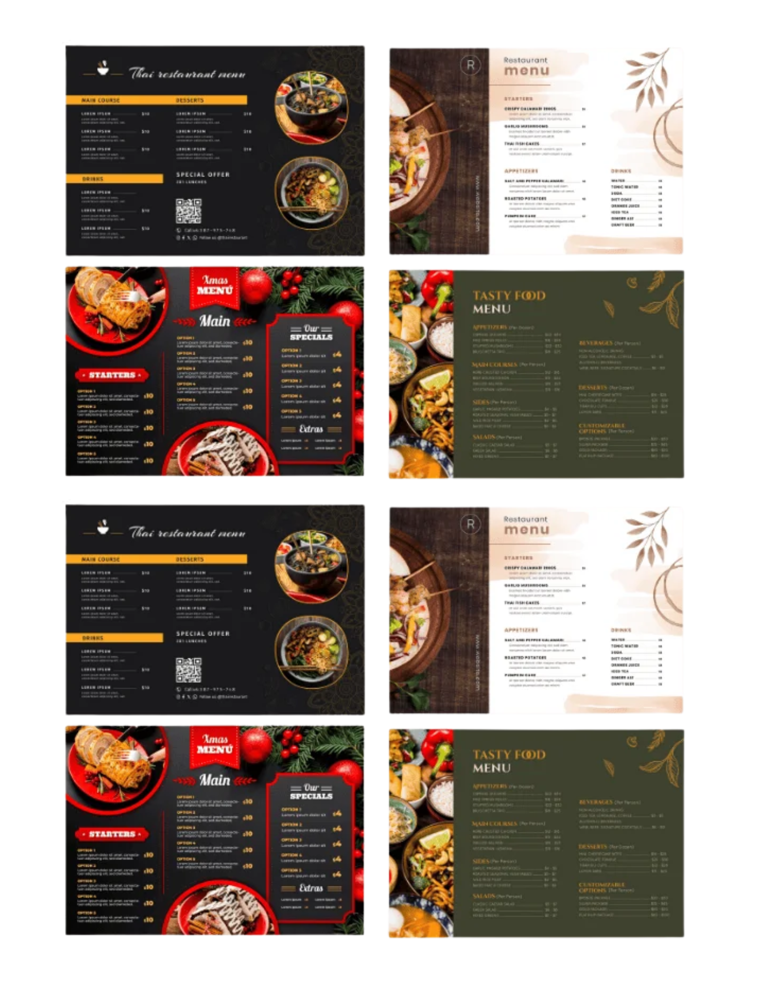 Menu & Thực Đơn